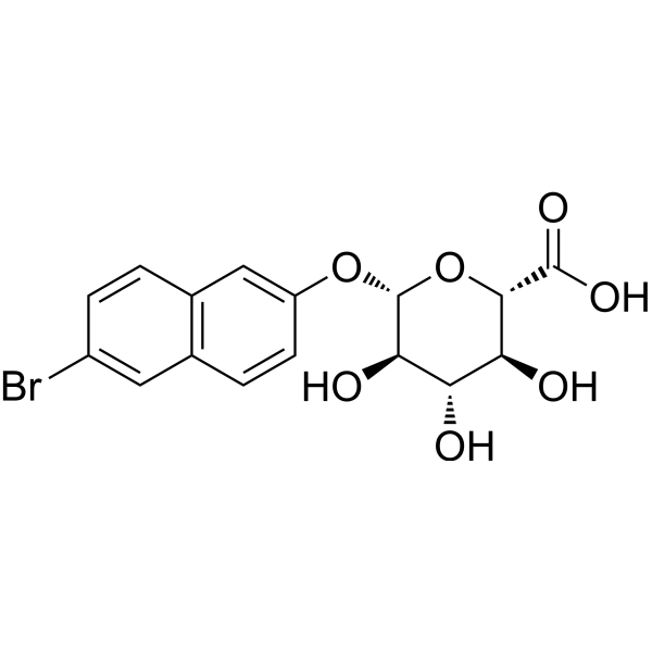 6-Bromo-2-naphthalenyl β-D-glucopyranosiduronic acid 22720-35-0